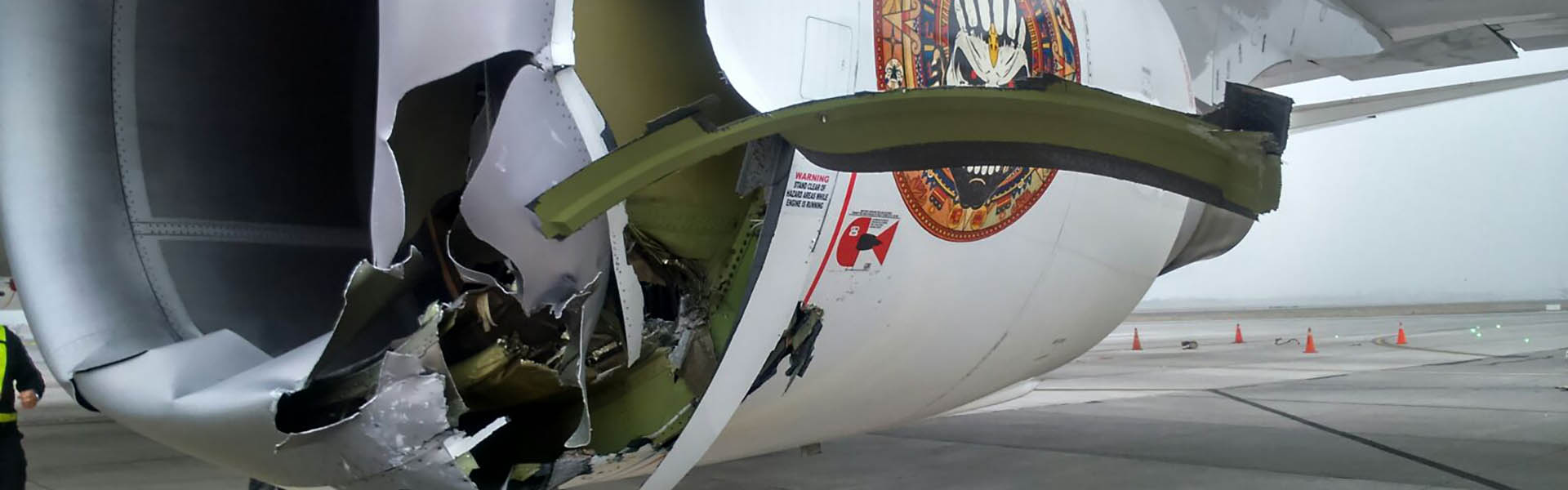 Ed Force One damaged in Chile
